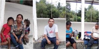 Parents held in chains on schoolgrounds in Michoacán.