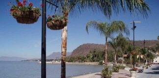 The malecón in Chapala, one of Mexico's popular destinations for retirees.