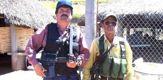 El Chapo, left, back in the day.