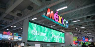 The tourism council promoted Mexico at international tourism fairs.