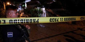 Another police line, one of thousands.