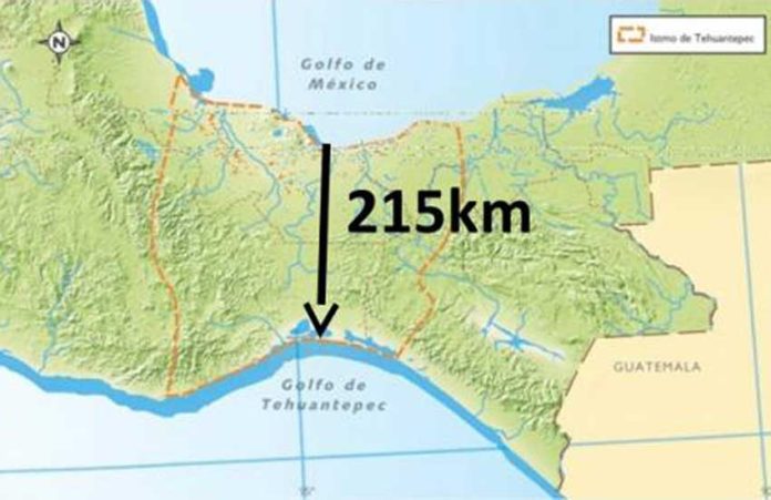 The Isthmus of Tehuantepec, where infrastructure improvements are to begin this year.