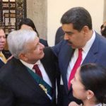 AMLO and Maduro at the former's December inauguration.