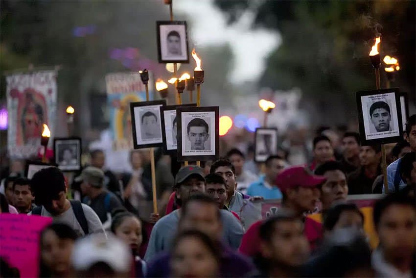Mexicans have marched every year since 2014 to demand the truth about what happened to the 43 Ayotzinapa college students