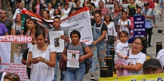 A march for the missing.