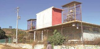 An abandoned treatment plant in San Francisco Telixtlahuaca.