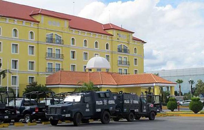 This hotel in Tamaulipas was home to Federal Police in 2015.