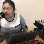 María del Socorro Cauich Caamal hosts the weekly Radio Yuuyum show in Yucatecan Maya.
