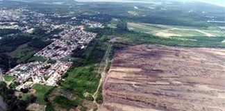 The refinery site in Tabasco.