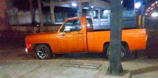 The truck found near the Salamanca refinery.