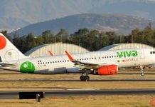 Eight Viva Aerobus planes were grounded.