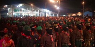 Zapatistas observe the anniversary of their 1994 uprising.