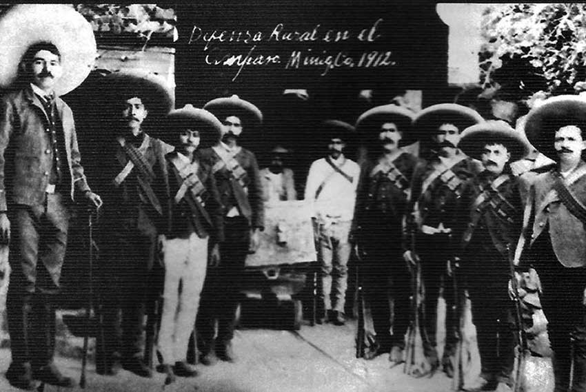 The Amparo Rural Defense Squad in 1912.