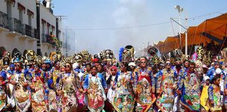 Expect to see colorful costumes at the Huejotzingo carnival.