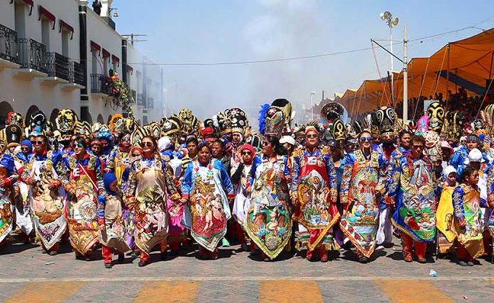 Expect to see colorful costumes at the Huejotzingo carnival.