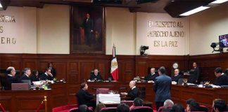 The chambers of the Mexican Supreme Court