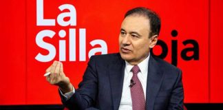 Security Secretary Durazo speaking on the program La Silla Roja.