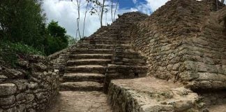 The Ichkabal archaeological site in Quintana Roo.