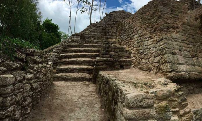 The Ichkabal archaeological site in Quintana Roo.