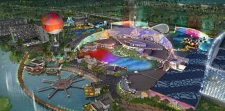 Artist's rendition of new mall.