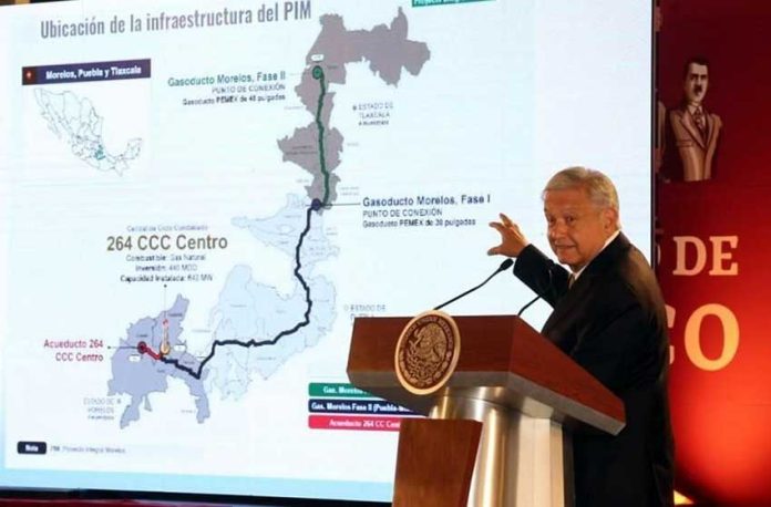 López Obrador announces vote on Morelos power plant.