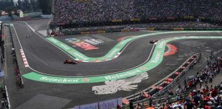 The Hermanos Rodríguez race track, home of the Mexican Grand Prix.