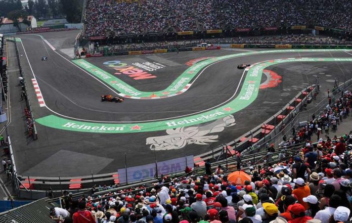 The Hermanos Rodríguez race track, home of the Mexican Grand Prix.