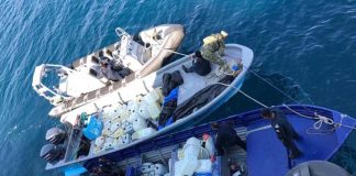 Smugglers' boats found off coast of Oaxaca.