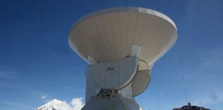 The Puebla telescope, difficult to access due to criminal activity.