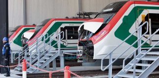Mexico City-Toluca train cars