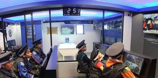 Mexico's new National Guard? No, young recruits at the KidZania police academy.