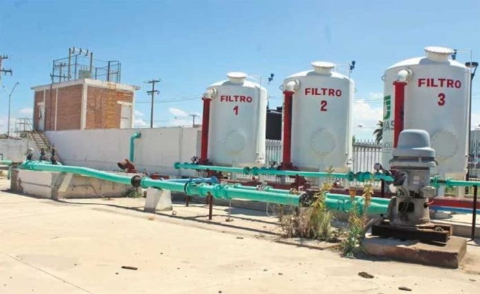 A water treatment plant in Torreón.