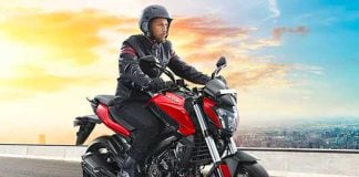 A 2019 Bajaj Dominar 400.