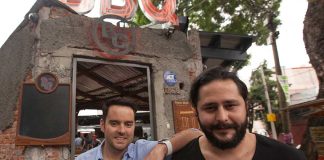 Dan DeFossey, left, and Roberto Luna of Pinche Gringo BBQ.