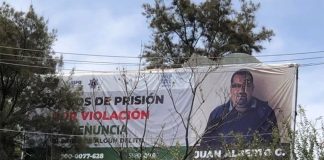 One of Oaxaca's new billboards.