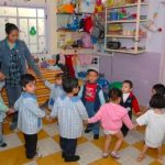 A daycare with real children. Some have phantoms.