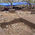 Archaeological dig in Tamaulipas.