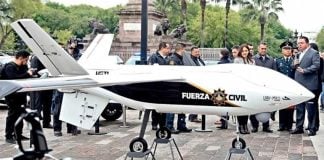 Nuevo León's new high-tech drone.