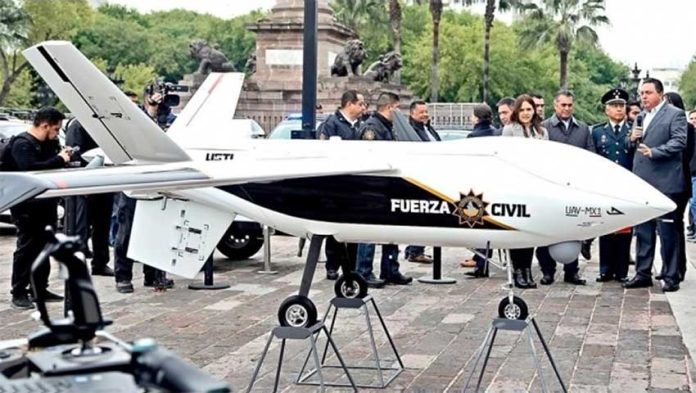 Nuevo León's new high-tech drone.
