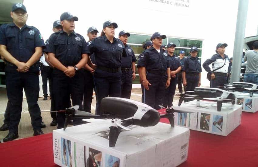 Guanajuato bought drones but they remain unused because police don't know how to operate them.