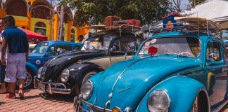 Volkswagen bugs at last year's Guayafest.