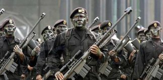 Mexican special forces with Barrett M82s.