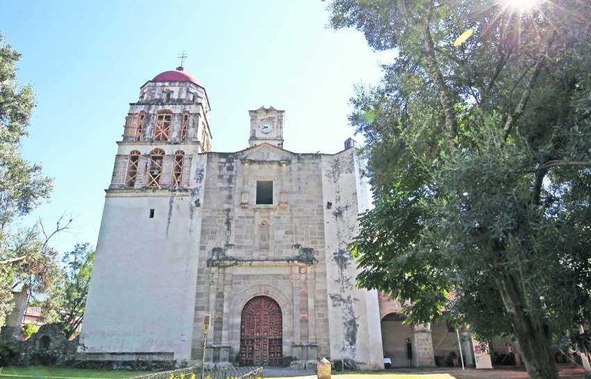 Malinalco's Augustine monastery.