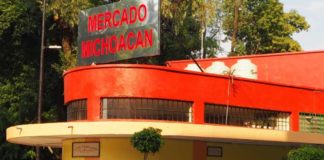 La Condesa’s only permanent market, Mercado Michoacán.