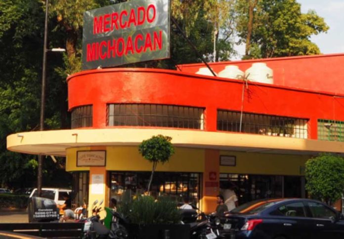 La Condesa’s only permanent market, Mercado Michoacán.