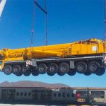 Heavy equipment arrived on the site of the plant last year.