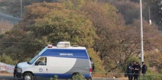 One of several crime scenes in Puebla.