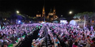 Tequila tasters break the world record in Guadalajara.