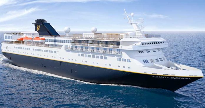 The Vidanta Elegant, Mexico's new cruise ship.