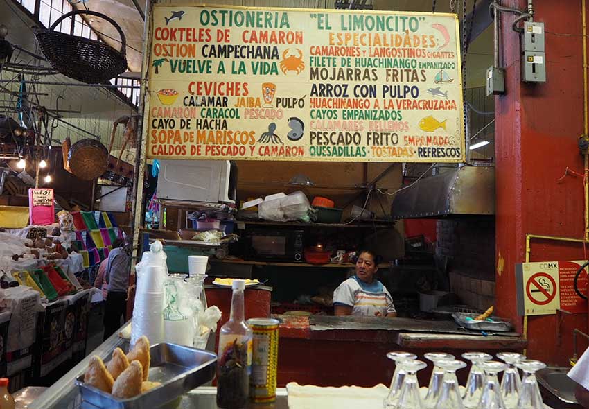 Sit at the counter of Limoncito and read the board out loud – nothing there to disappoint